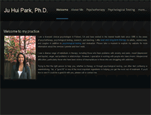 Tablet Screenshot of jparkpsychologist.com